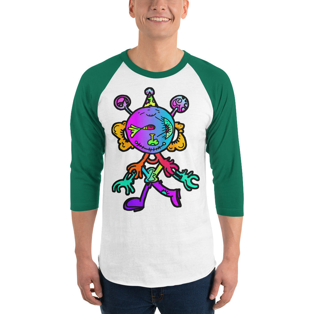 Happy Eye Day 3/4 sleeve raglan shirt