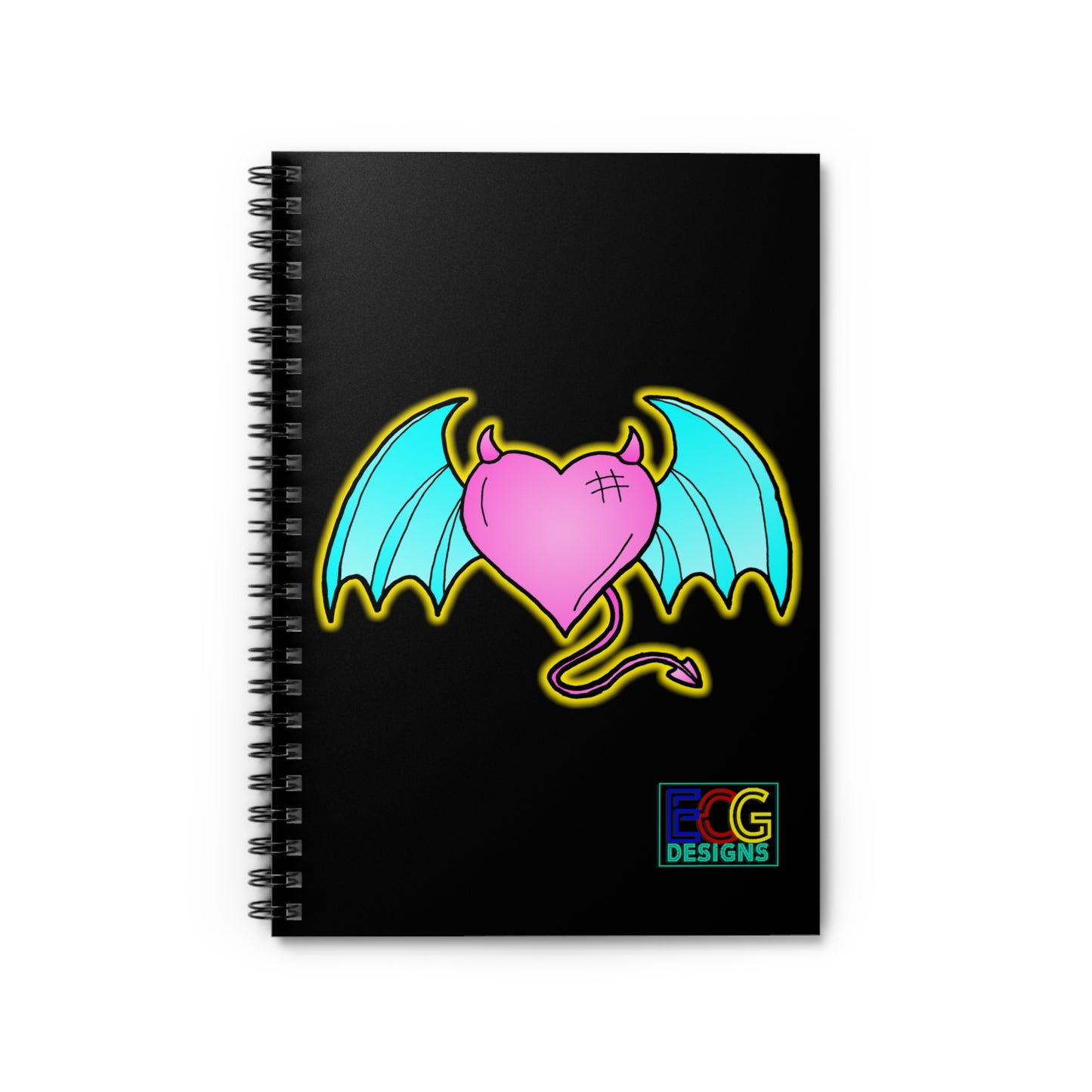 Devil of Love Notebook - Ruled Line