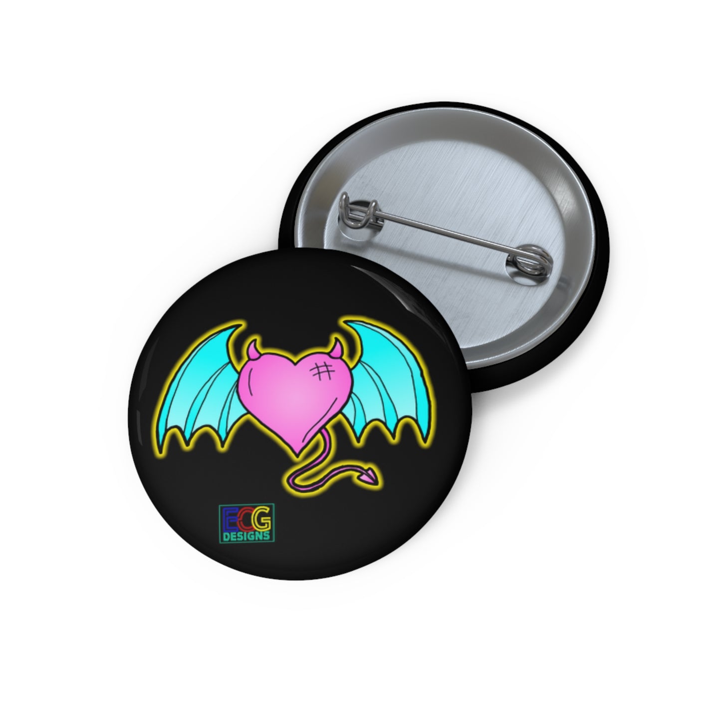 Devil of Love Pin Buttons