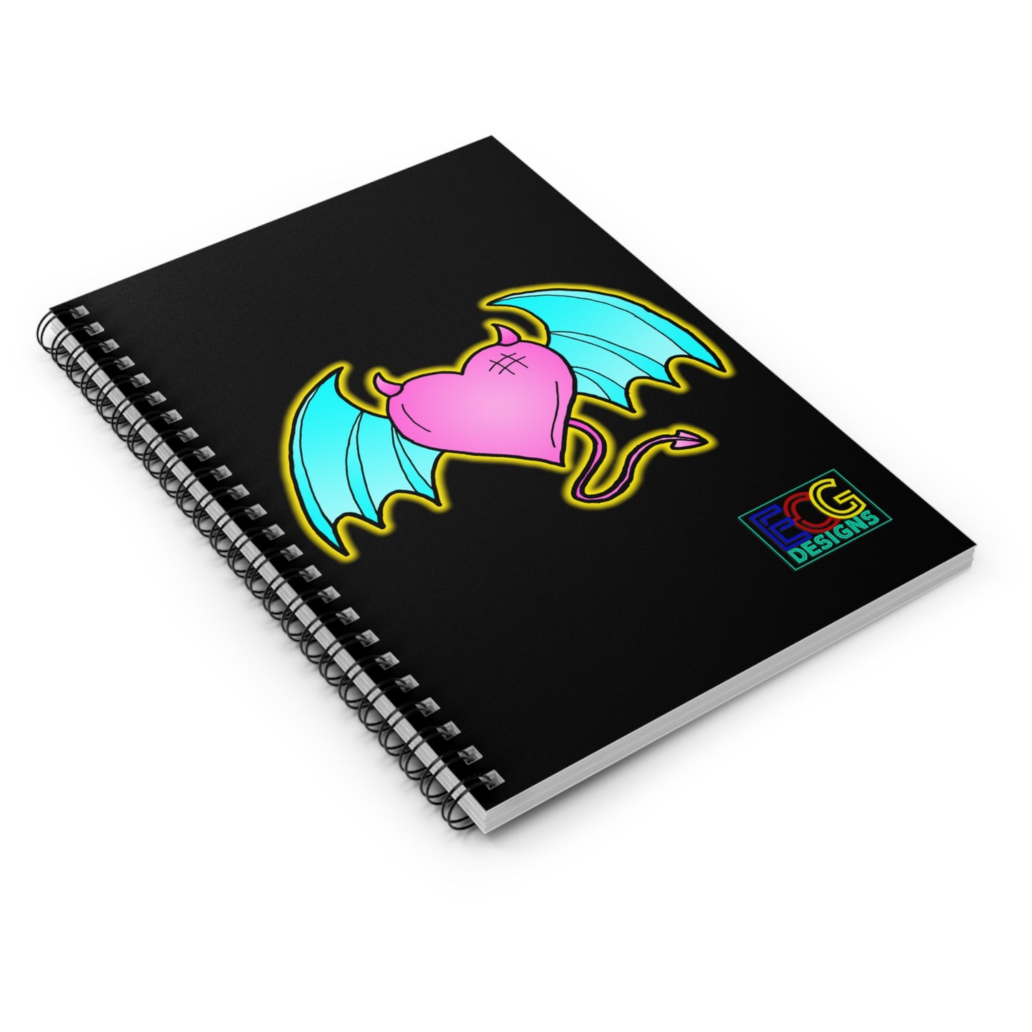 Devil of Love Notebook - Ruled Line