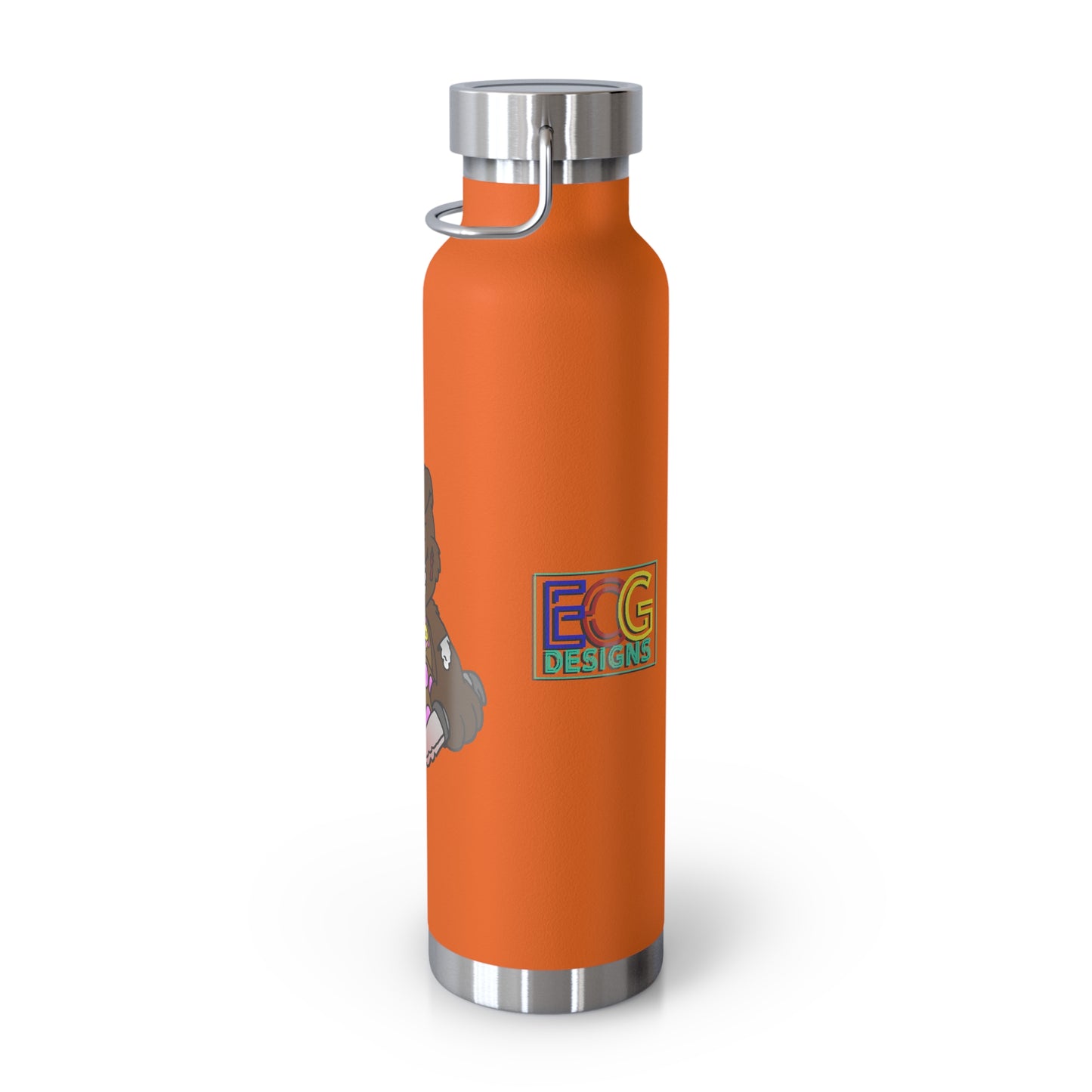 Brown Demon Bear 22oz Vacuum Insulated Bottle