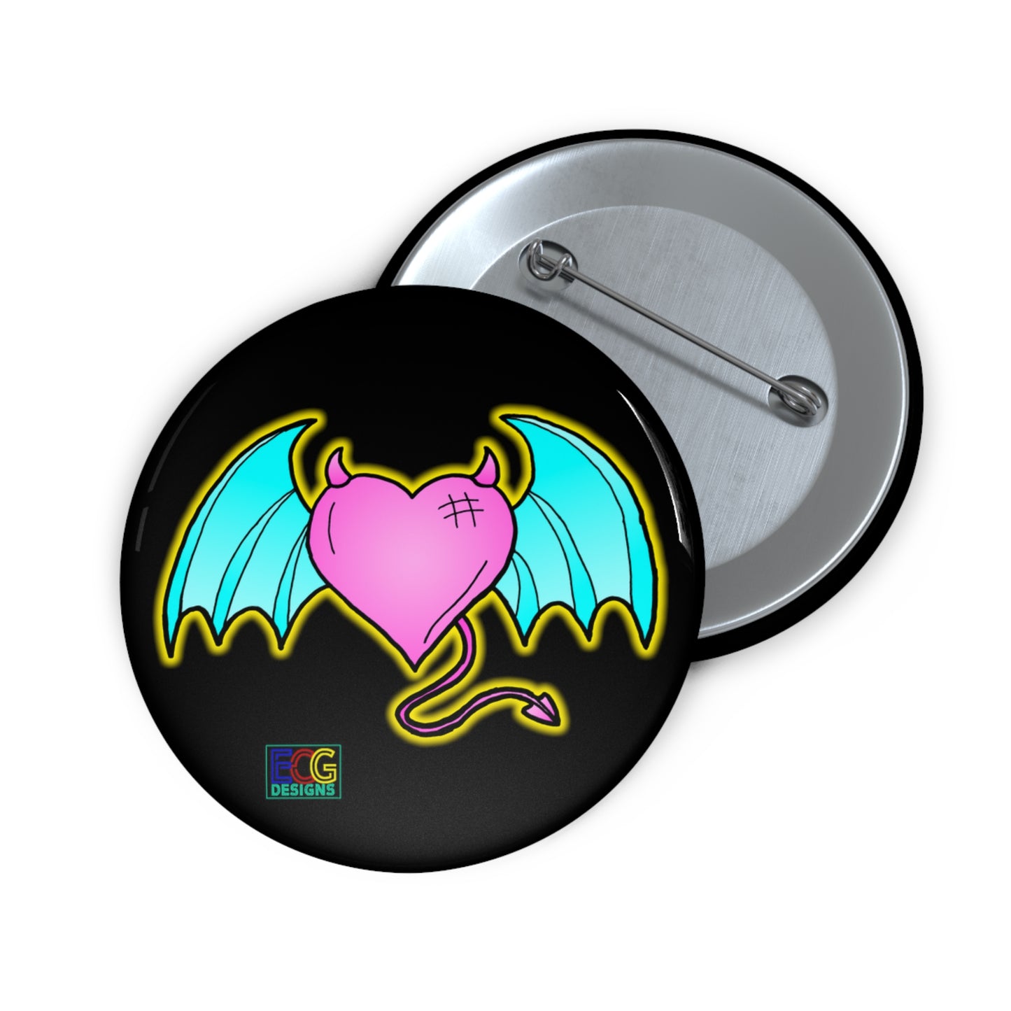 Devil of Love Pin Buttons