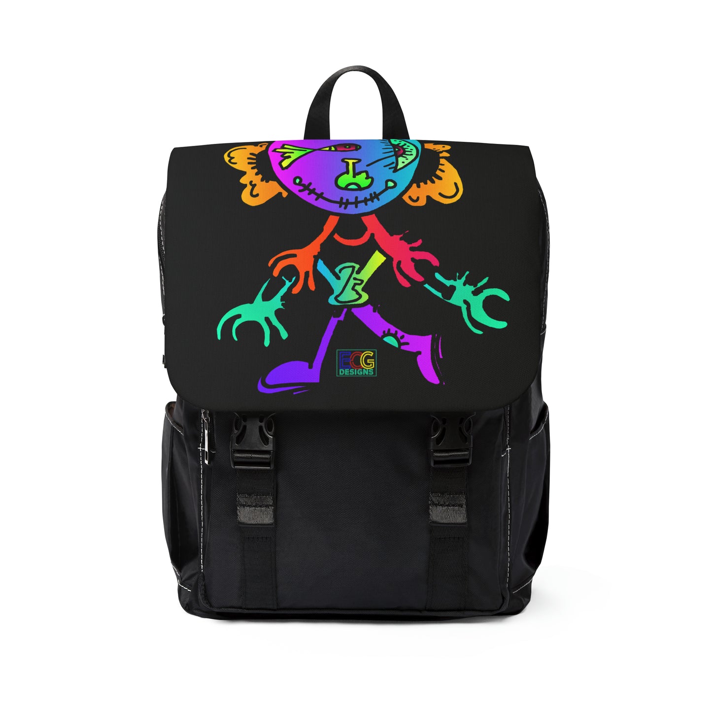 Happy Eye Day Unisex Casual Shoulder Backpack