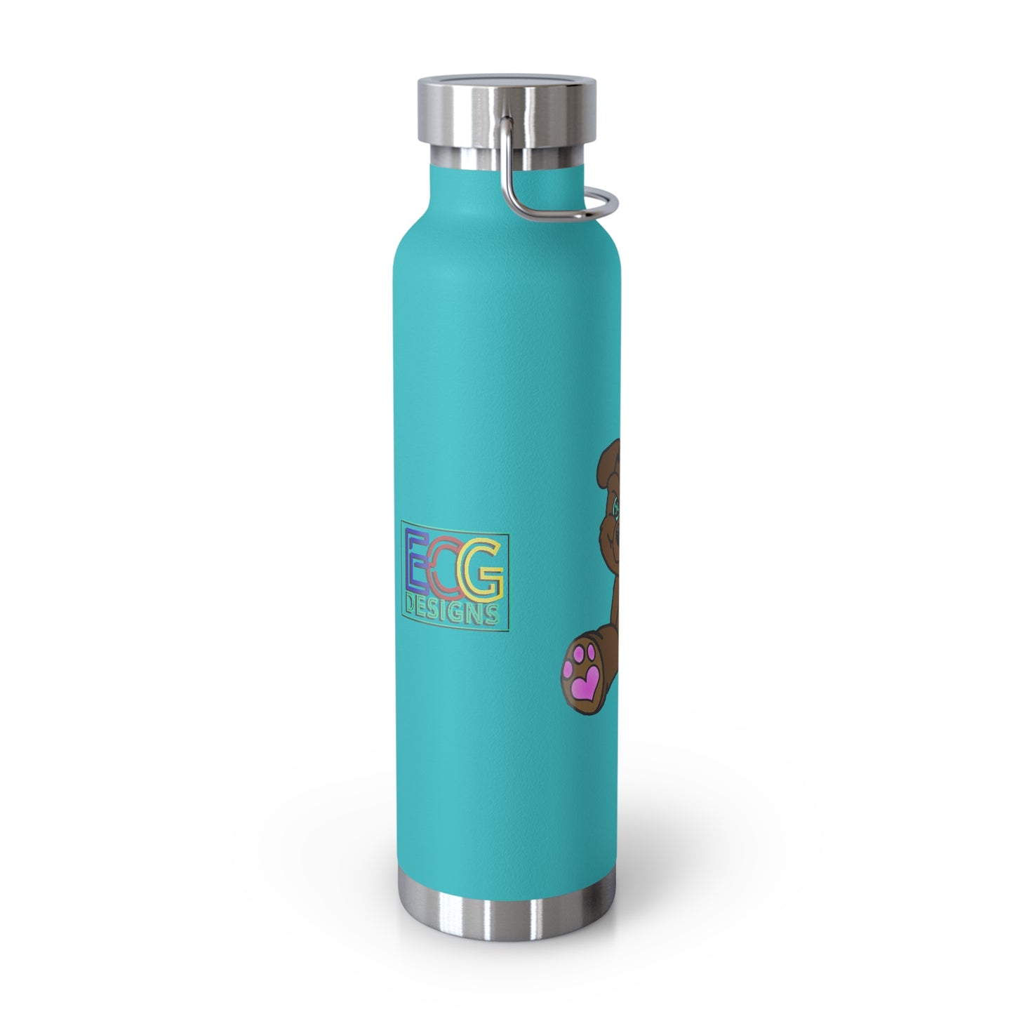 Brown Demon Bear 22oz Vacuum Insulated Bottle