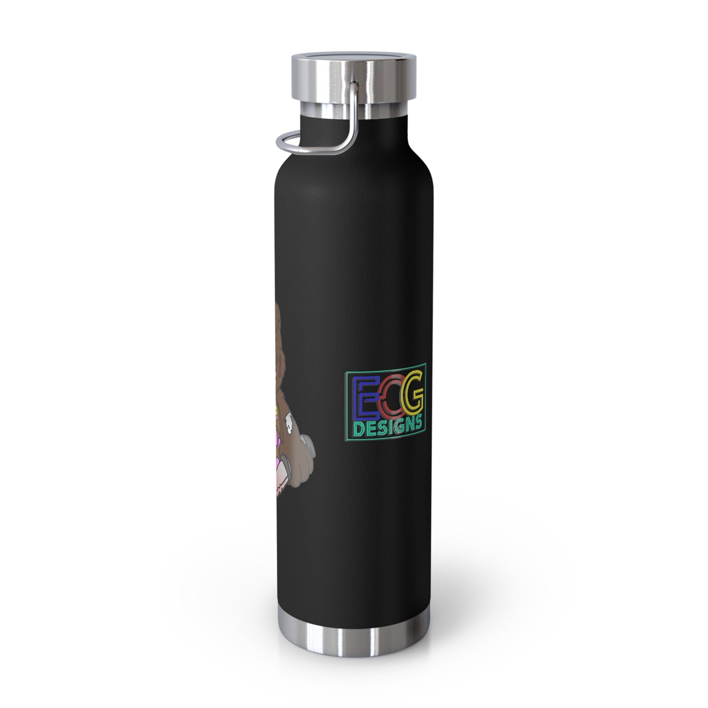 Brown Demon Bear 22oz Vacuum Insulated Bottle