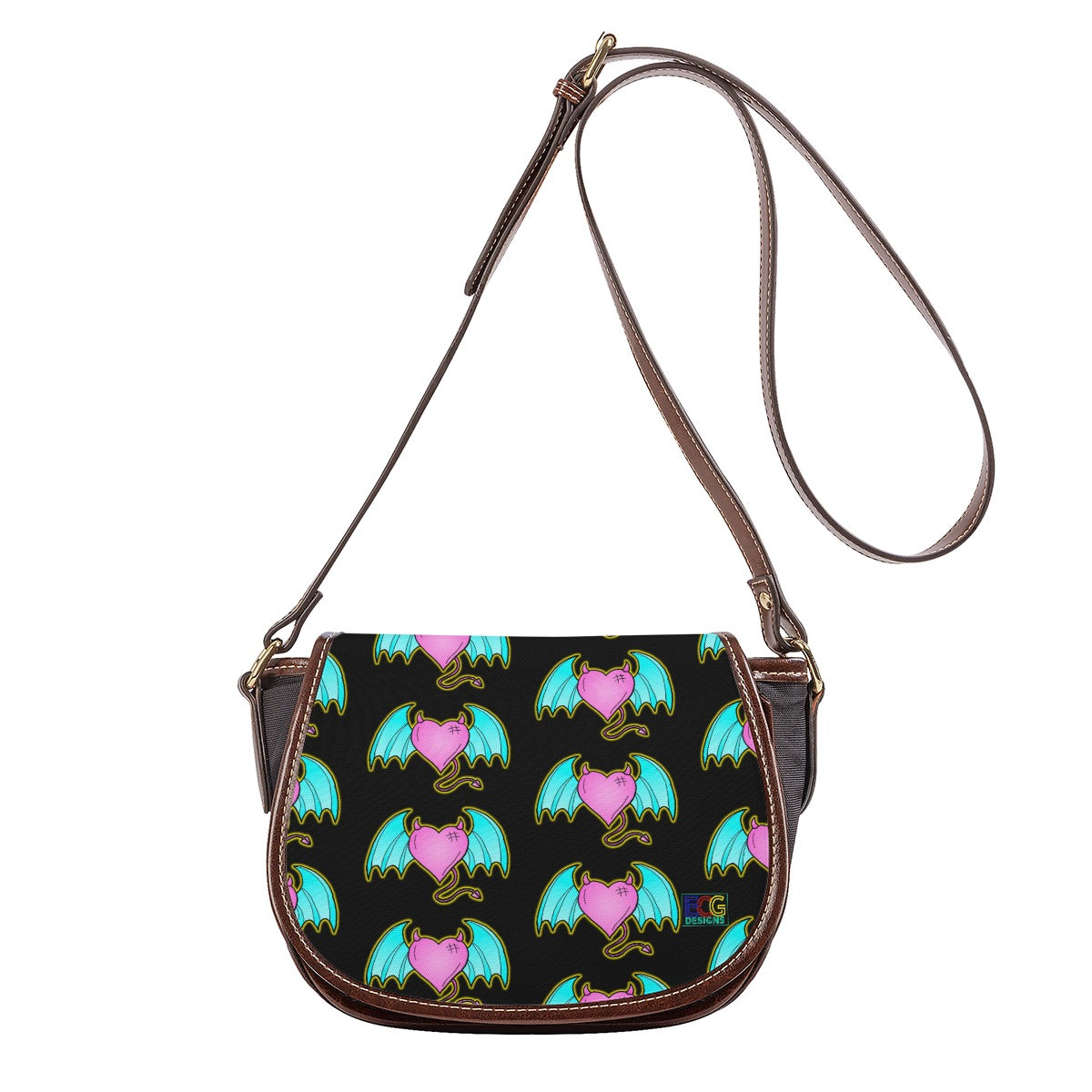 Devil of Love Tambourin Bag With Single Strap