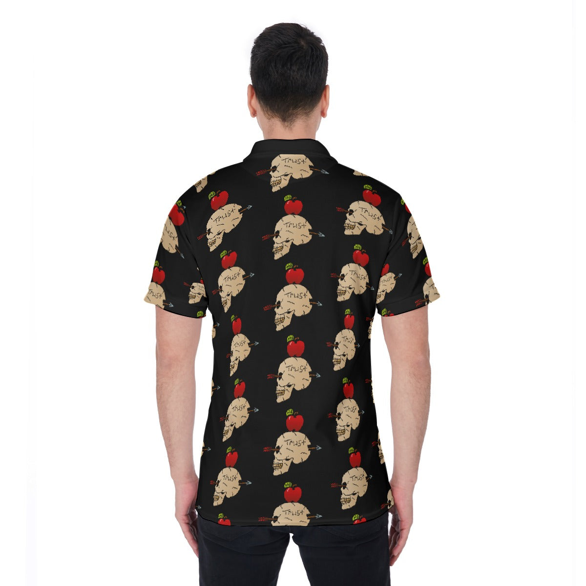 Trust Me All-Over Print Men's Polo Shirt