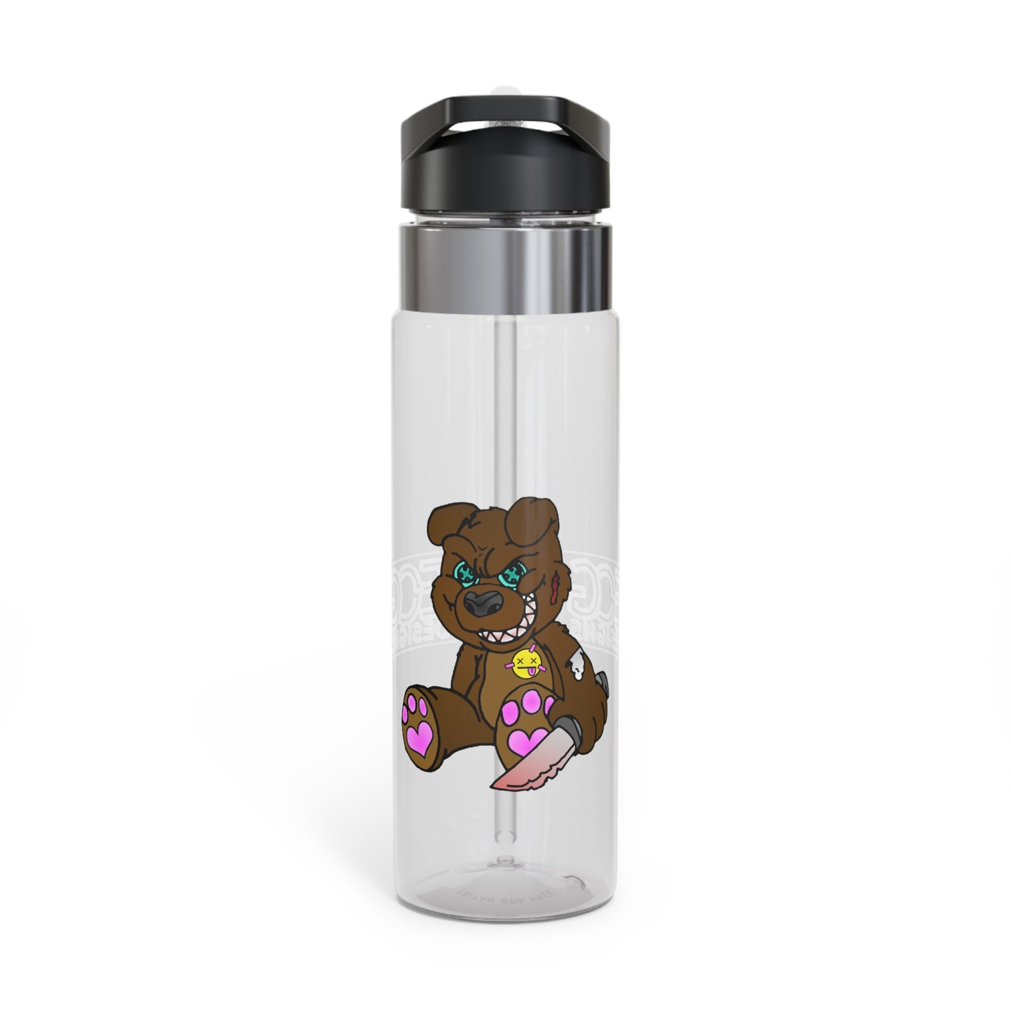 Brown Demon Bear Kensington Tritan Sport Bottle, 20oz