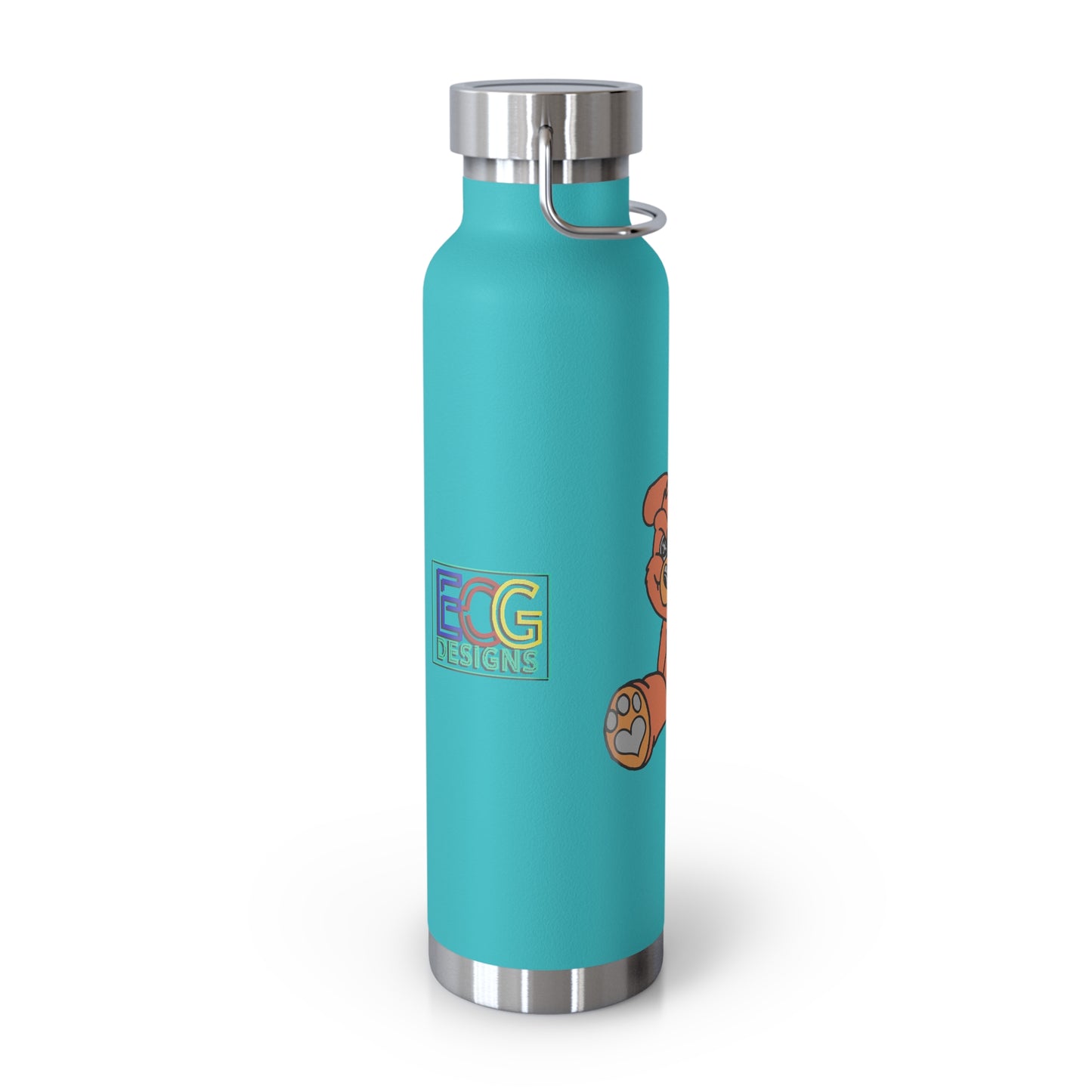 Orange Demon Bear 22oz Vacuum Insulated Bottle