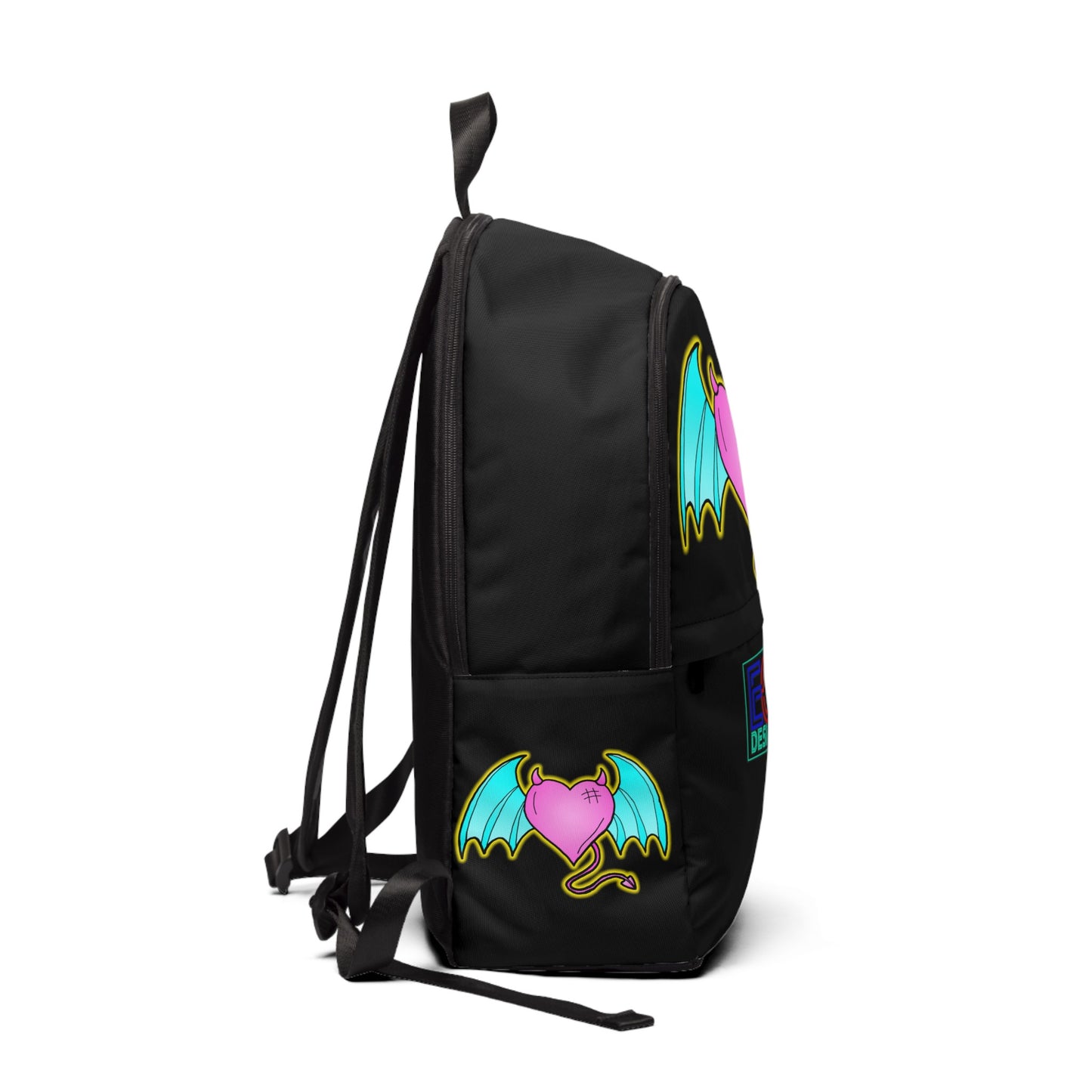 Devil of Love Unisex Fabric Backpack