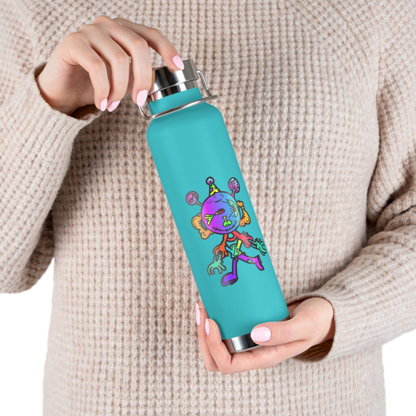 Happy Eye Day 22oz Vacuum Insulated Bottle