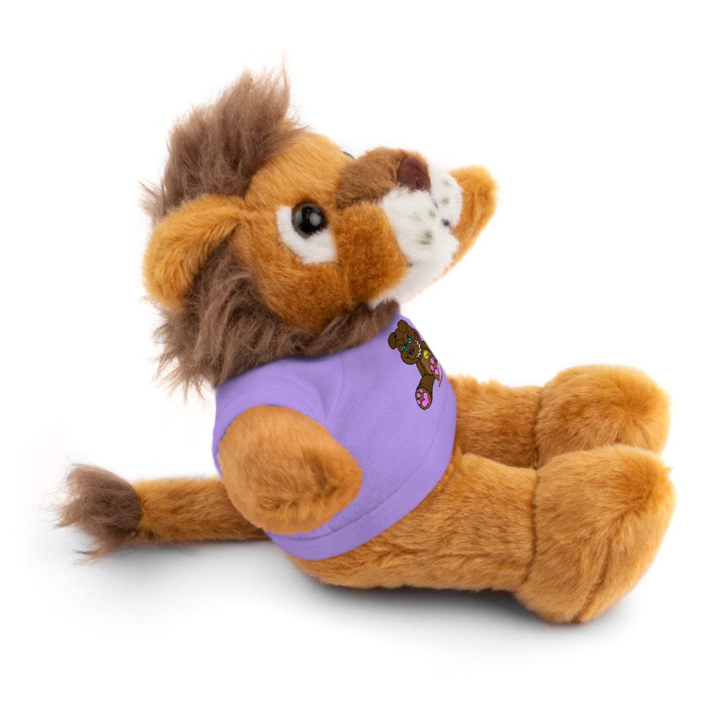 Brown Demon Bear Stuffed Animals with Tee