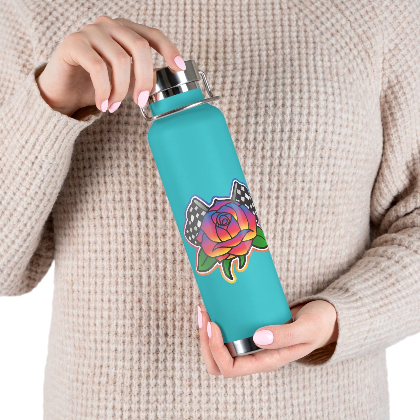 Rose to Victory 22oz Vacuum Insulated Bottle