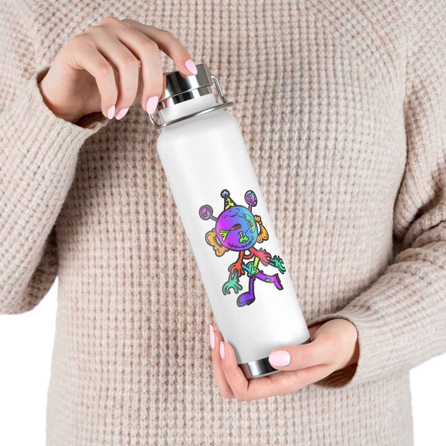 Happy Eye Day 22oz Vacuum Insulated Bottle