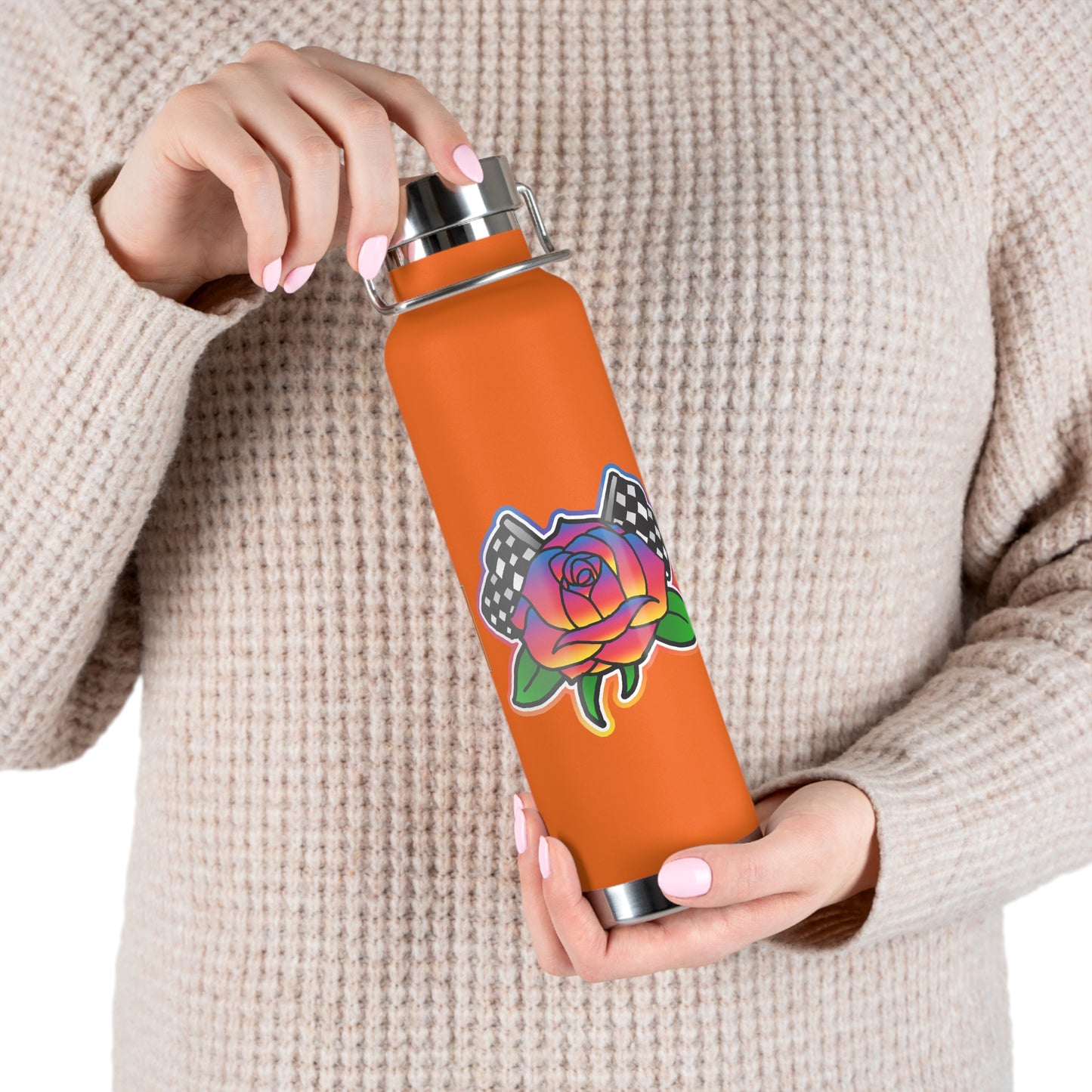 Rose to Victory 22oz Vacuum Insulated Bottle