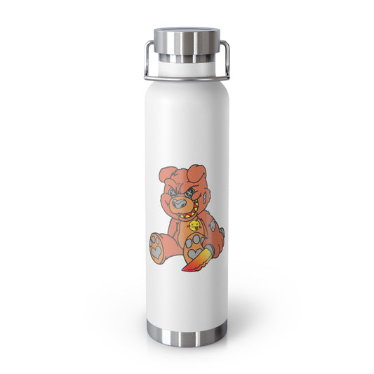 Orange Demon Bear 22oz Vacuum Insulated Bottle