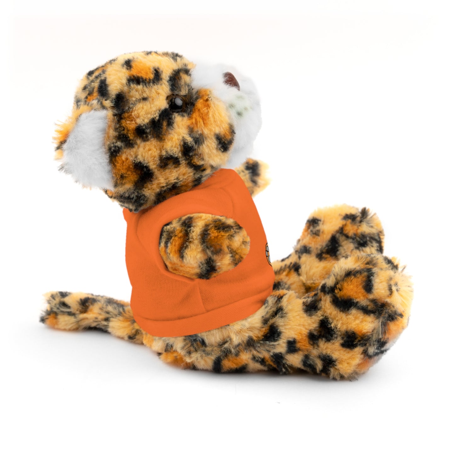 Orange Demon Bear Stuffed Animals with Tee