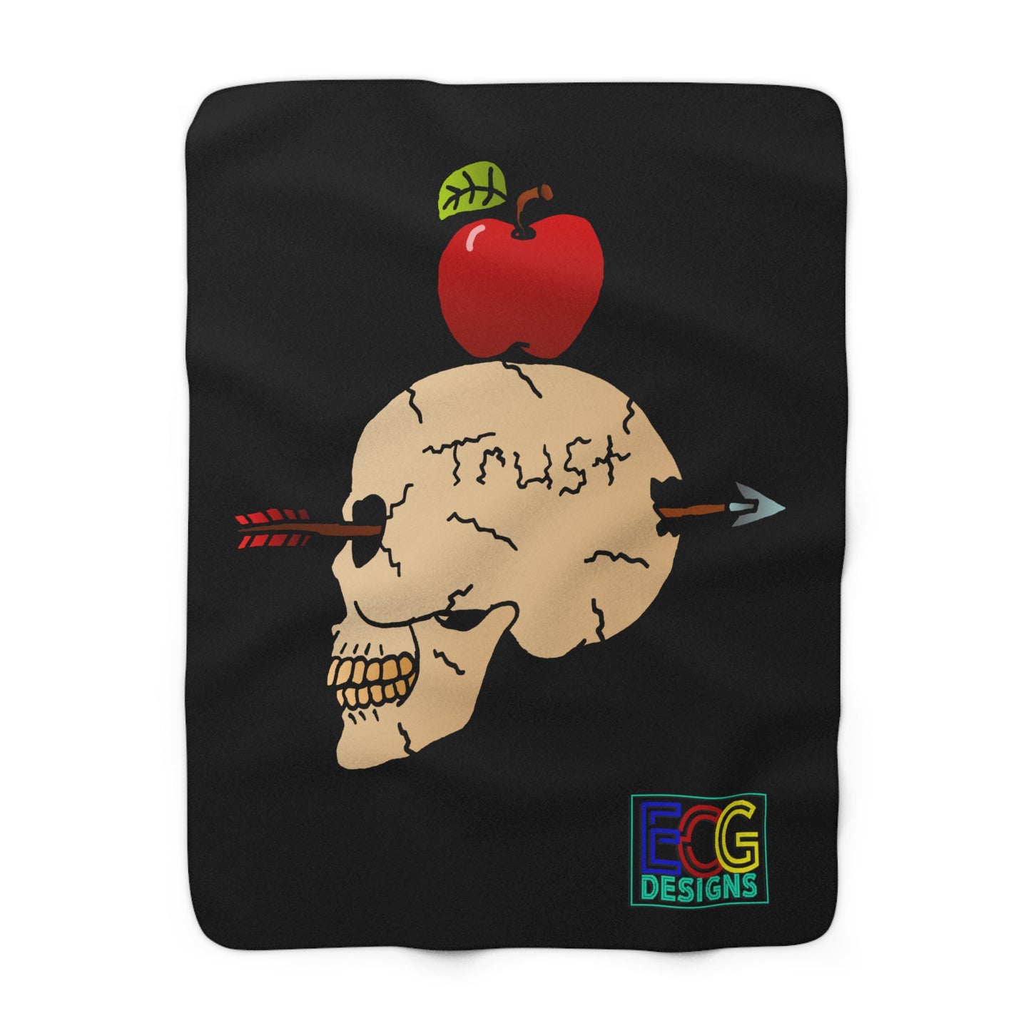 Trust Me Sherpa Fleece Blanket