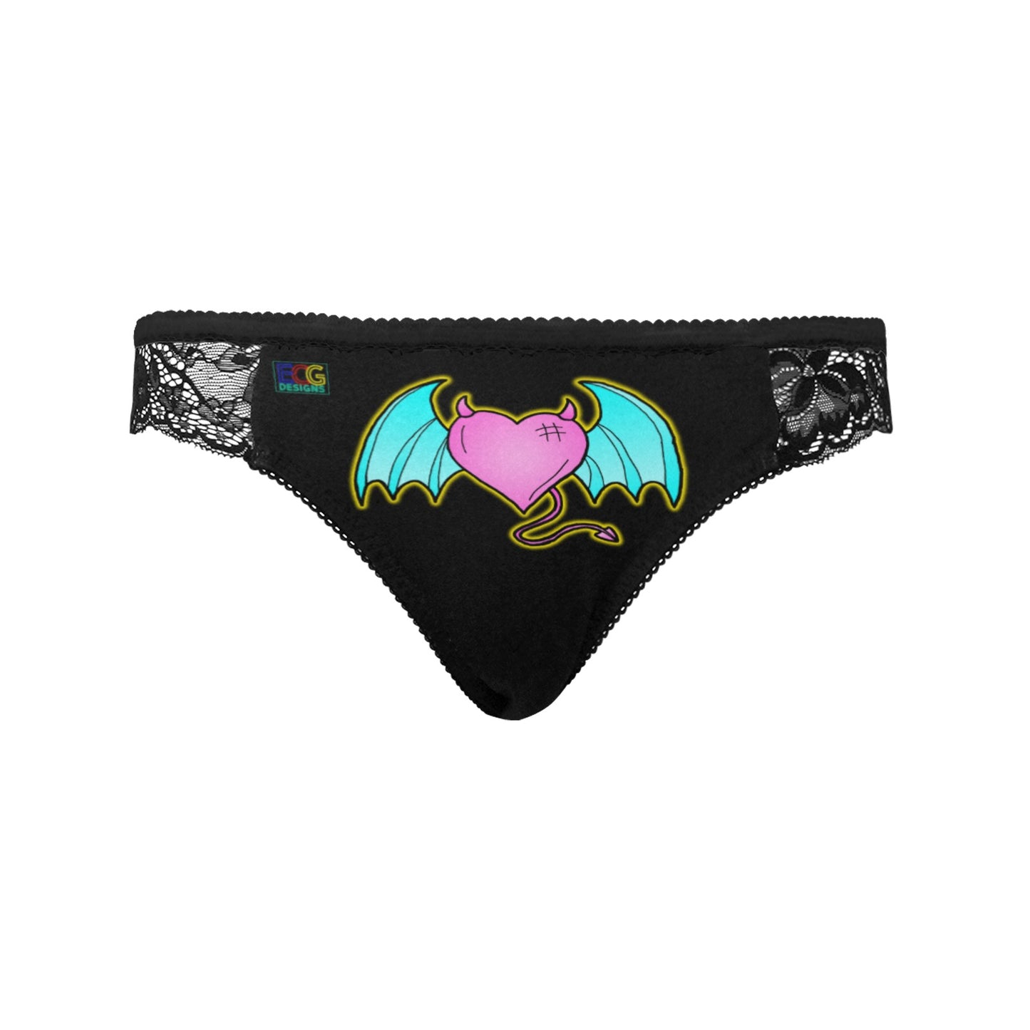 Devil to Love Women's Lace Panty (Model L41)