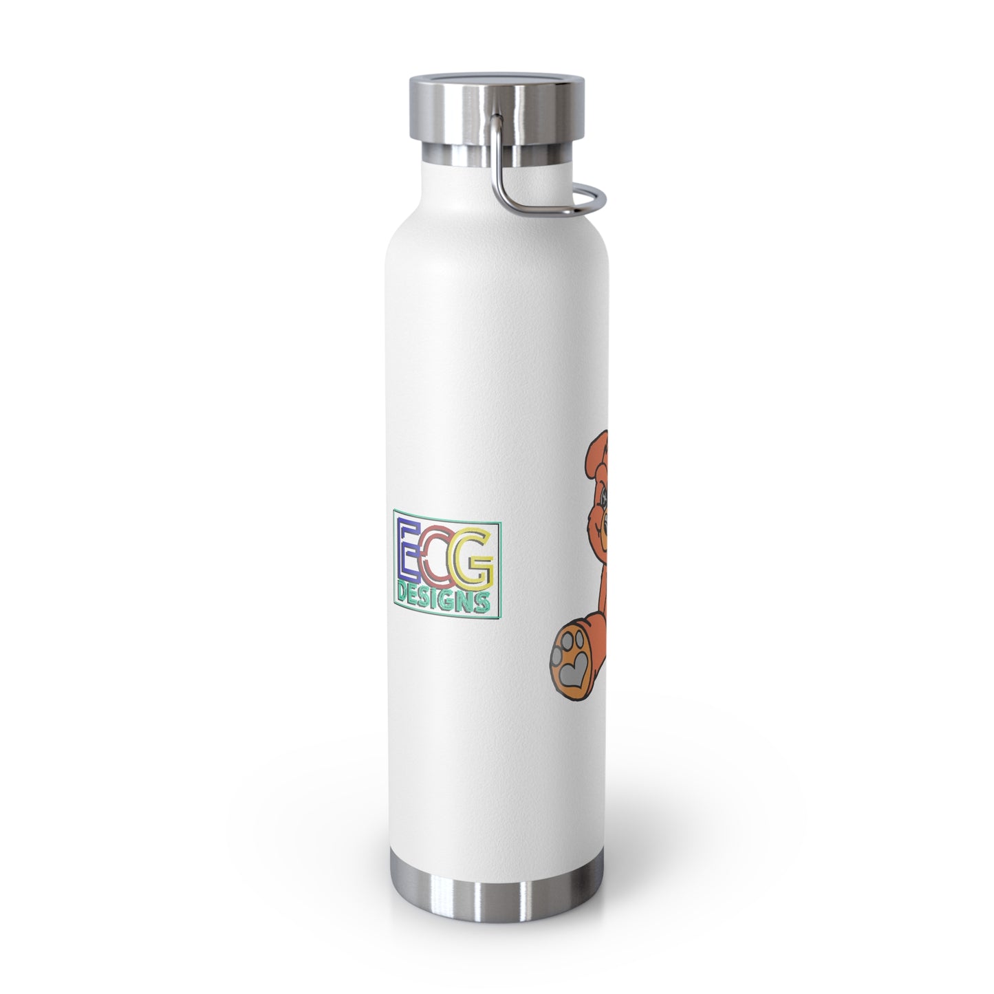 Orange Demon Bear 22oz Vacuum Insulated Bottle