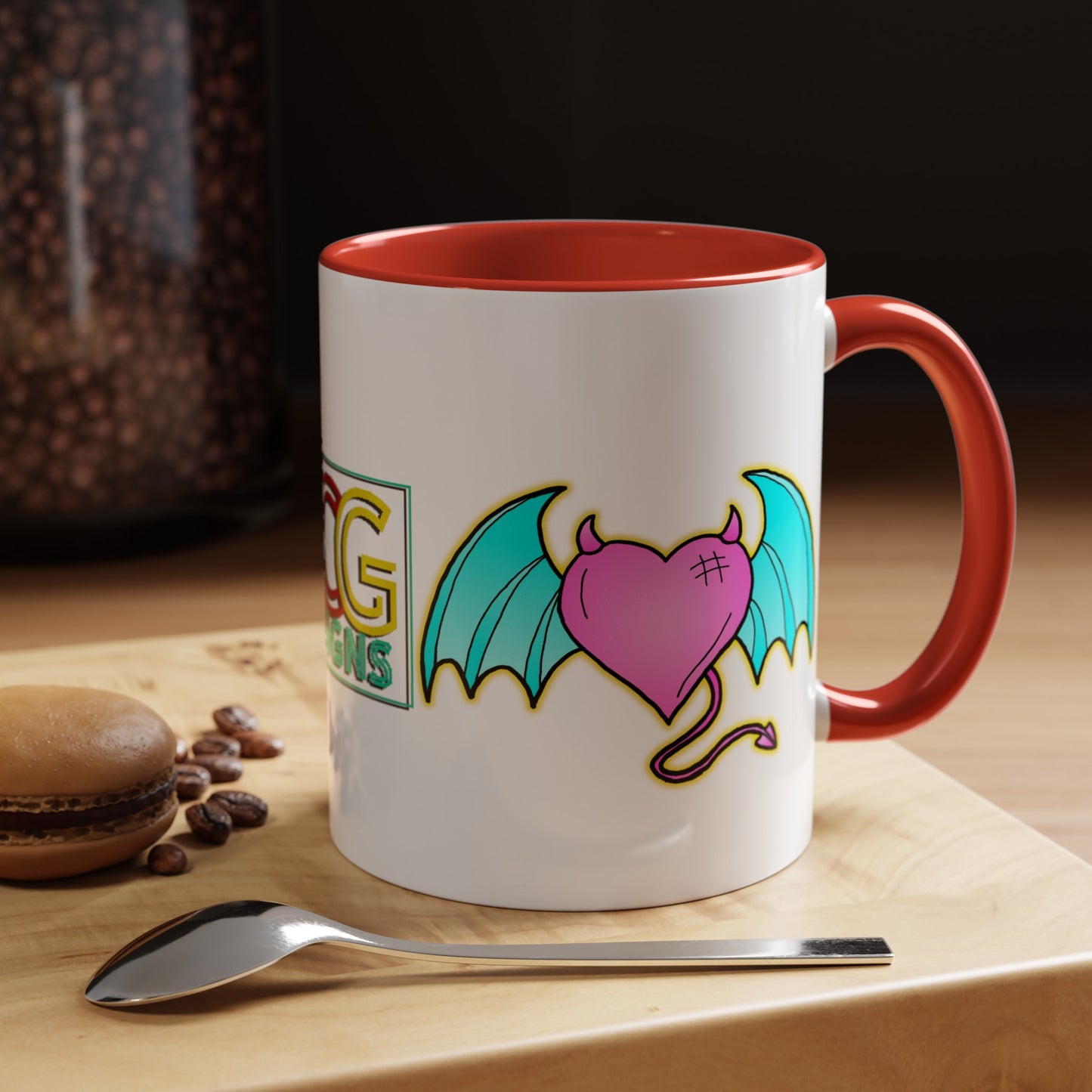 Devil of Love Accent Coffee Mug, 11oz