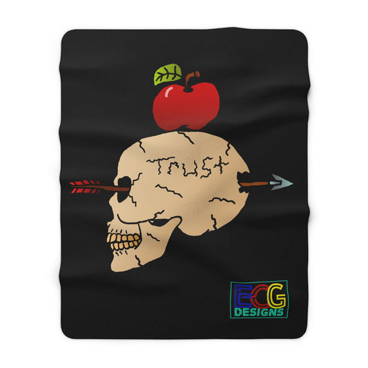 Trust Me Sherpa Fleece Blanket