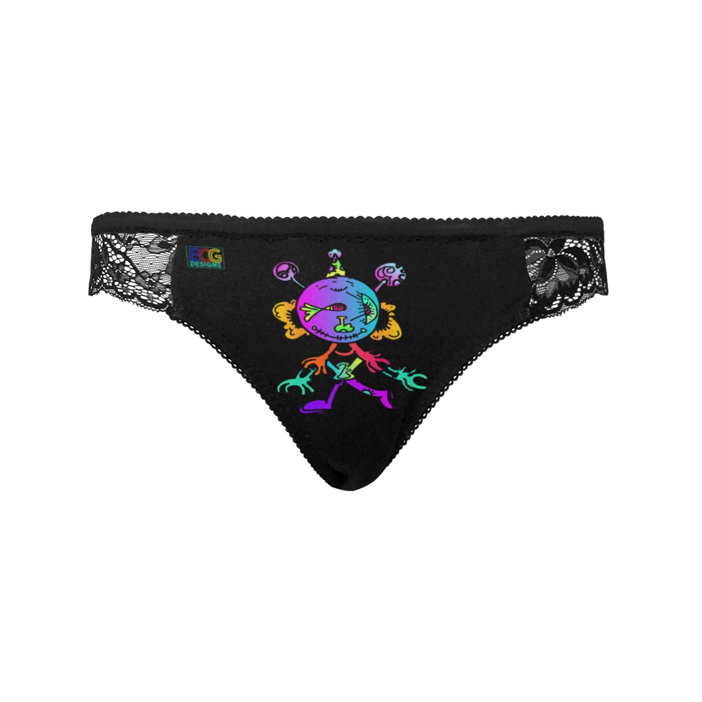 Happy Eye Day Women's Lace Panty (Model L41)