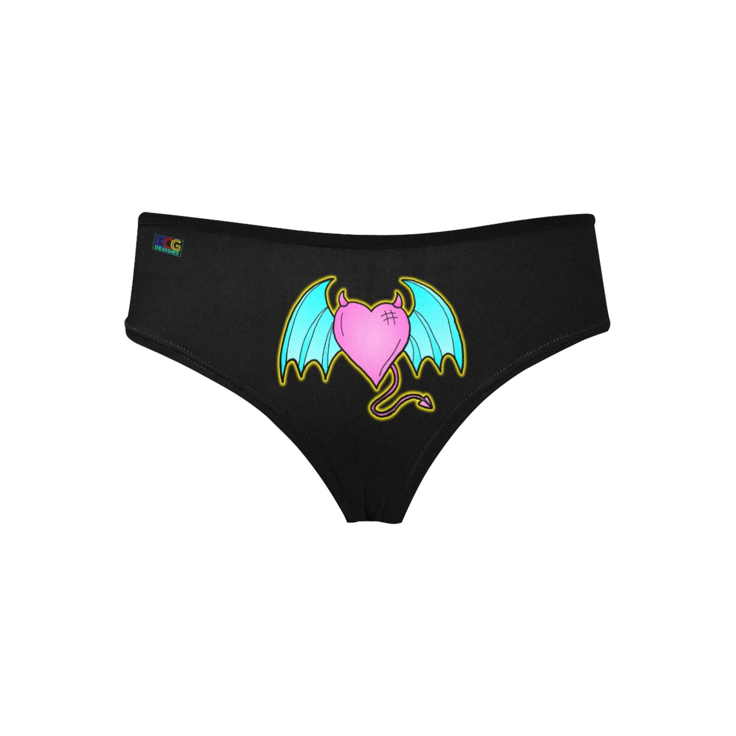 Devil to Love Women's Hipster Panties (Model L33)