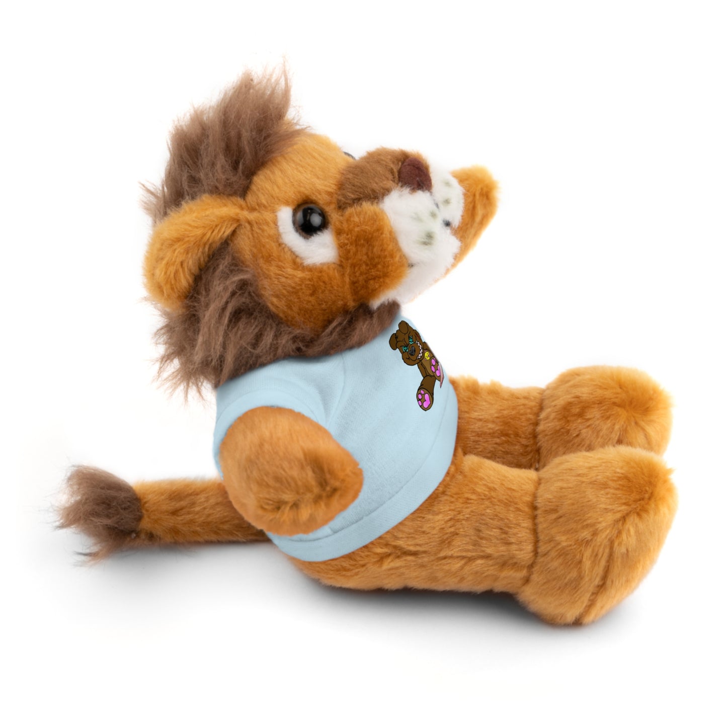 Brown Demon Bear Stuffed Animals with Tee