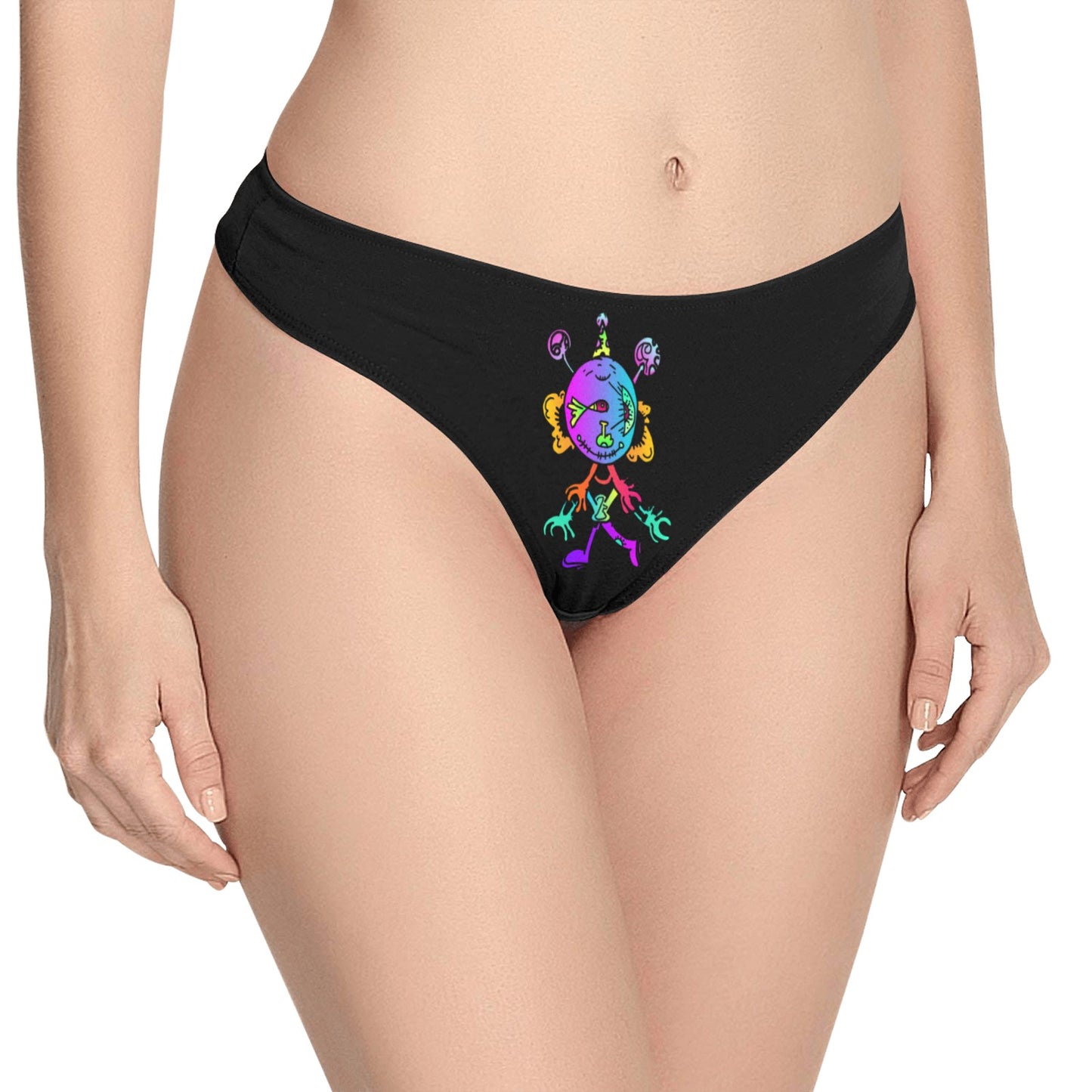 Happy Eye Day Women's All Over Print Thongs (Model L30)