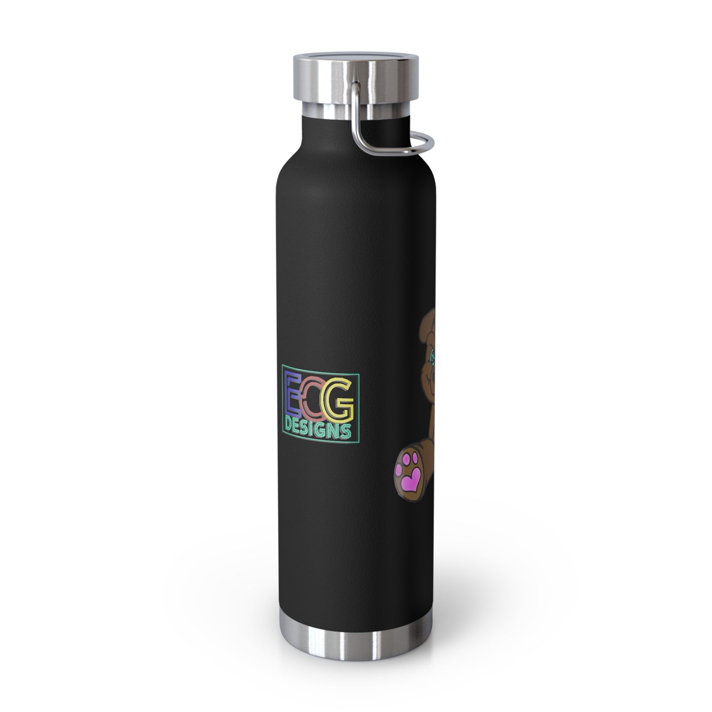 Brown Demon Bear 22oz Vacuum Insulated Bottle