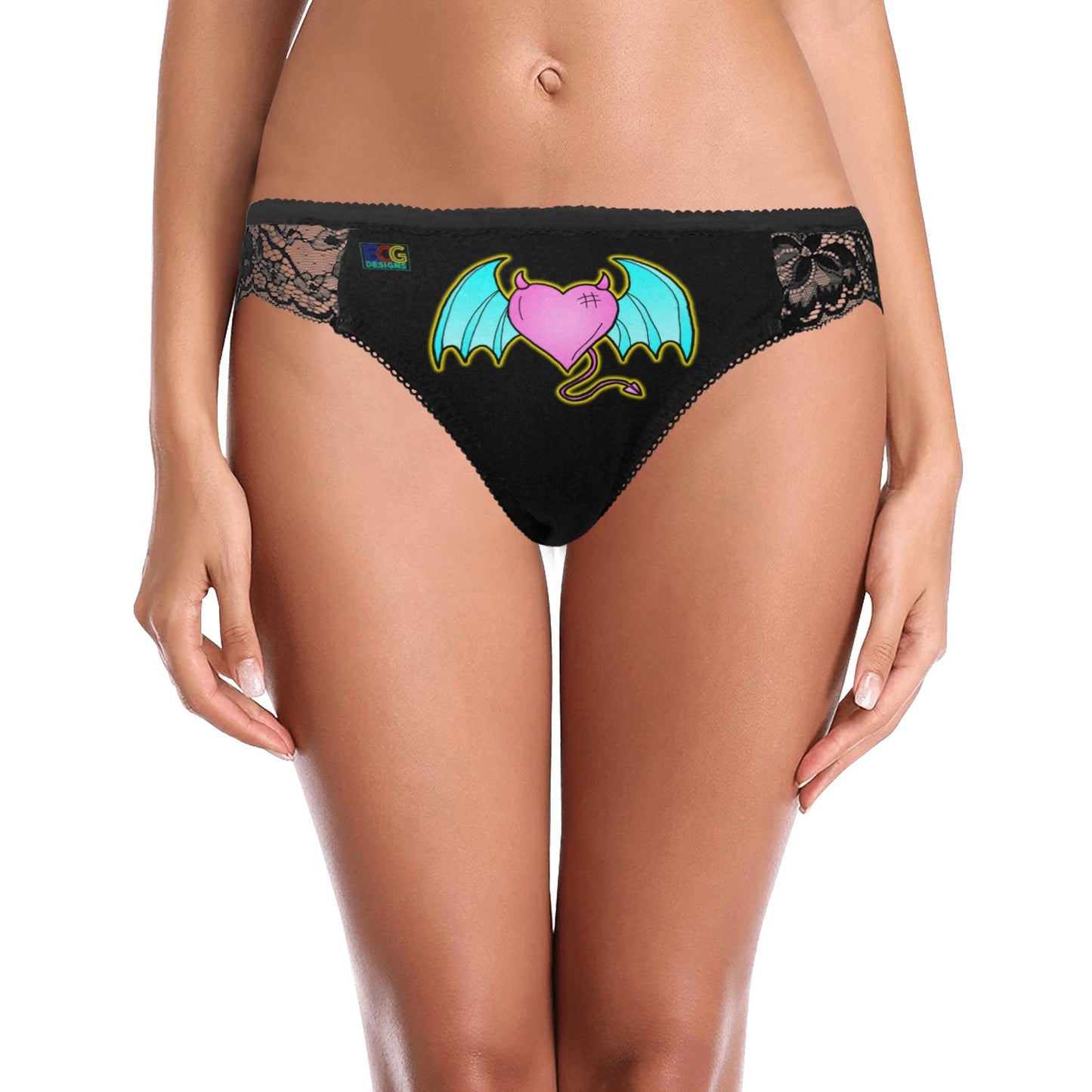 Devil to Love Women's Lace Panty (Model L41)