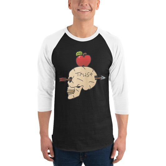 Trust Me 3/4 sleeve raglan shirt