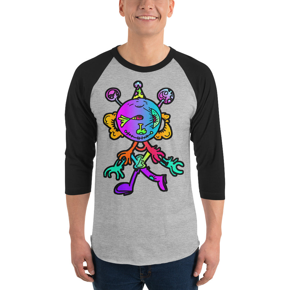 Happy Eye Day 3/4 sleeve raglan shirt