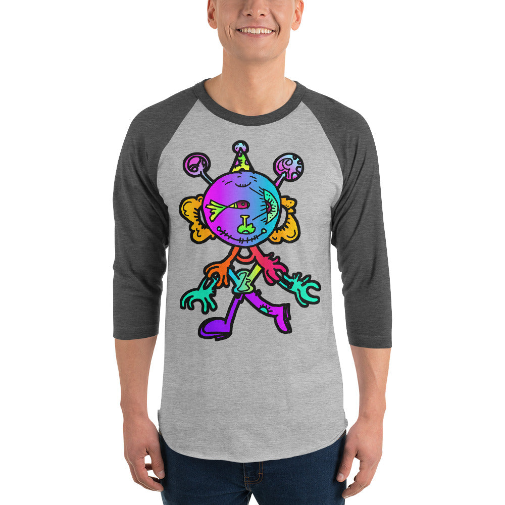 Happy Eye Day 3/4 sleeve raglan shirt