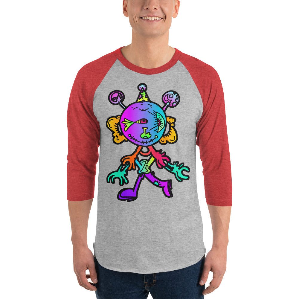 Happy Eye Day 3/4 sleeve raglan shirt