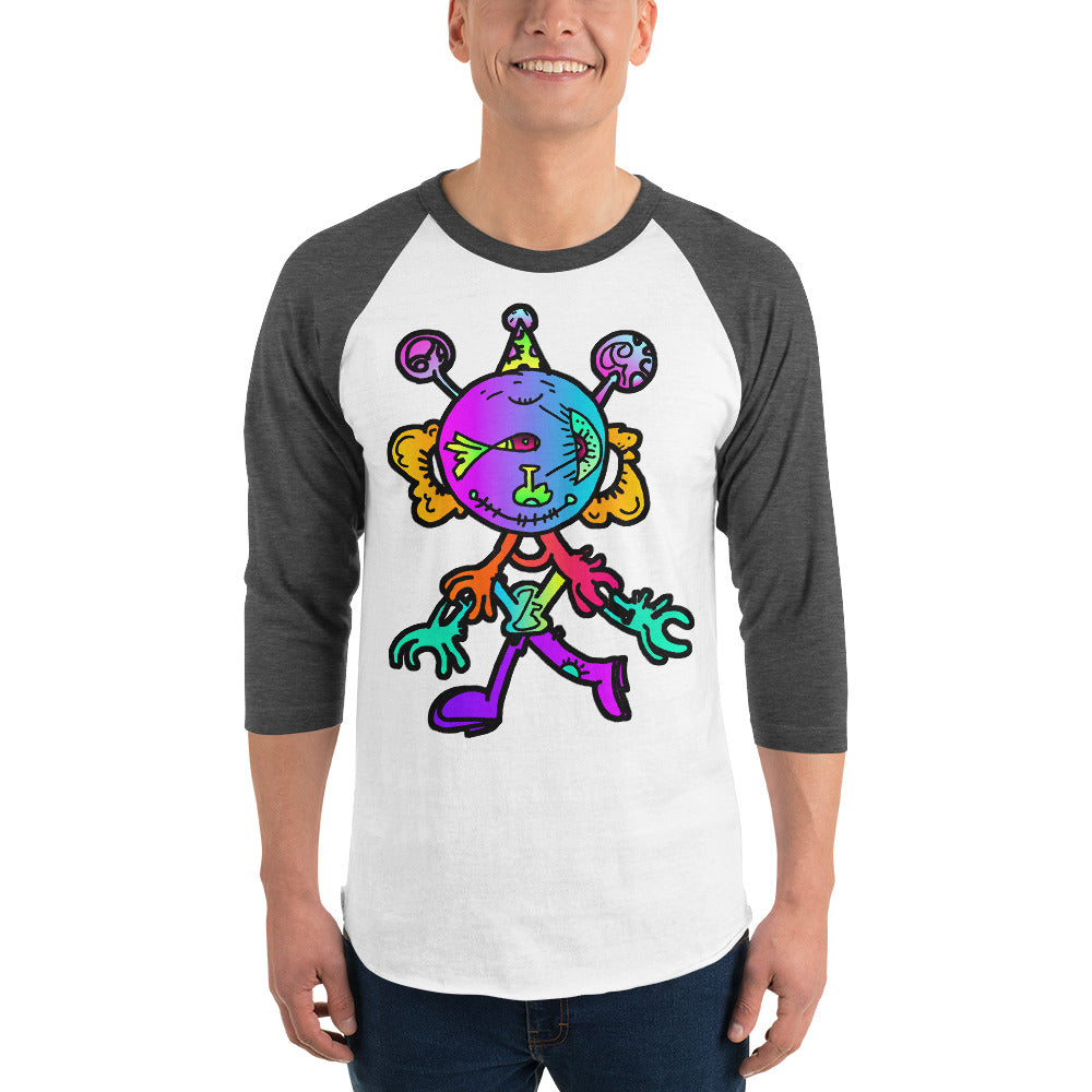 Happy Eye Day 3/4 sleeve raglan shirt