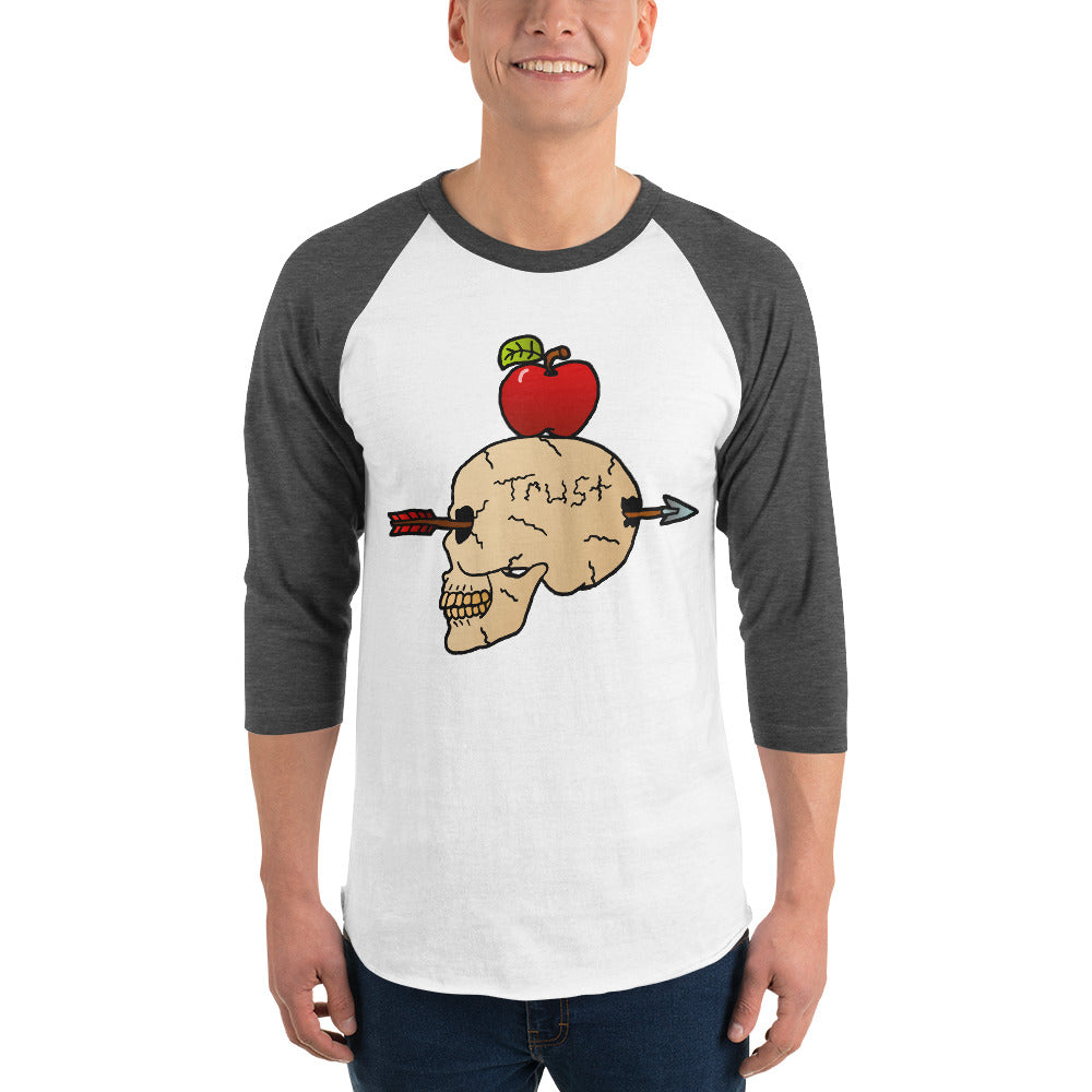 Trust Me 3/4 sleeve raglan shirt