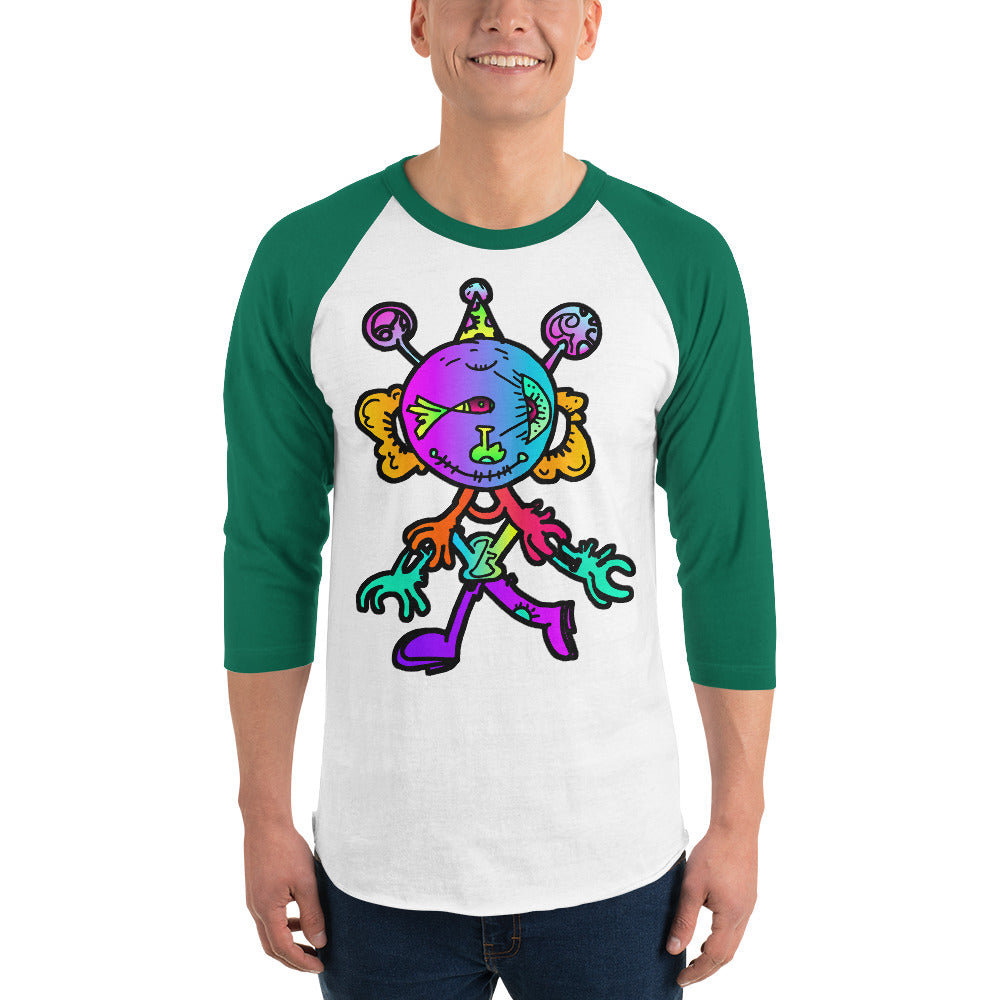 Happy Eye Day 3/4 sleeve raglan shirt