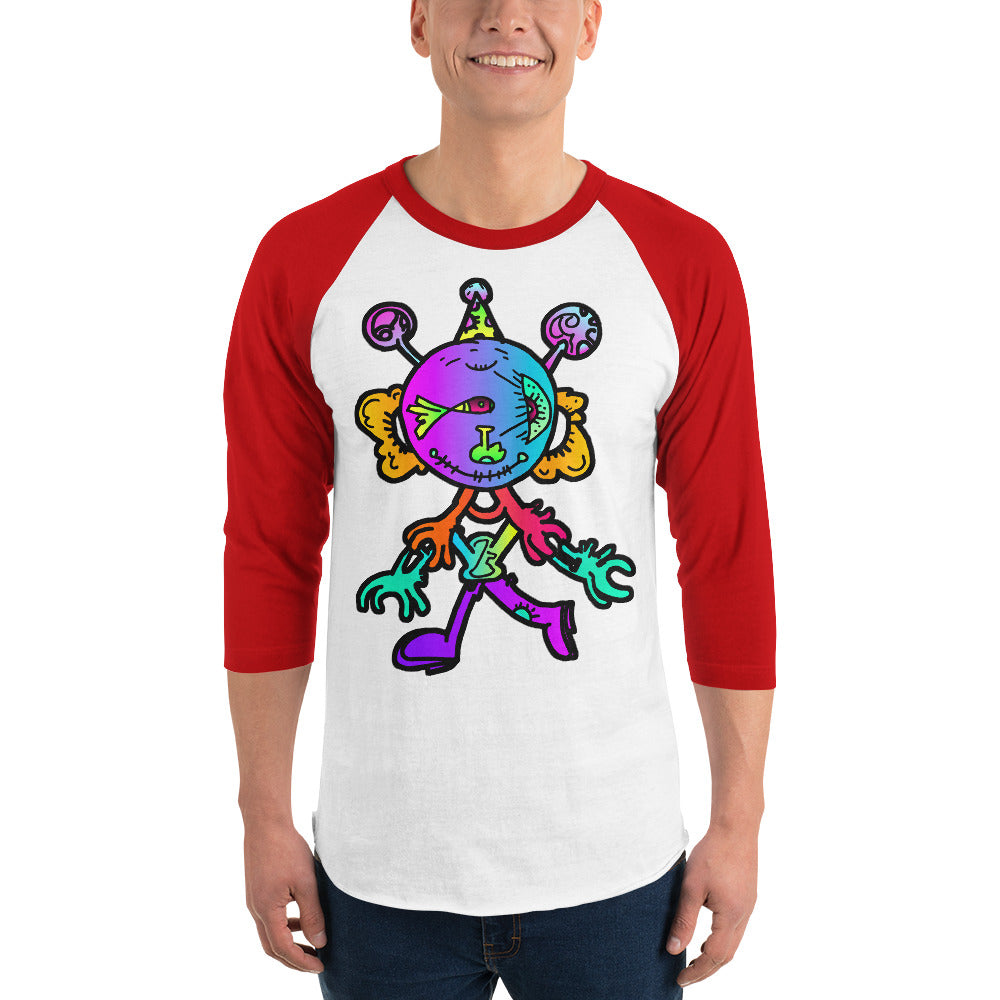 Happy Eye Day 3/4 sleeve raglan shirt