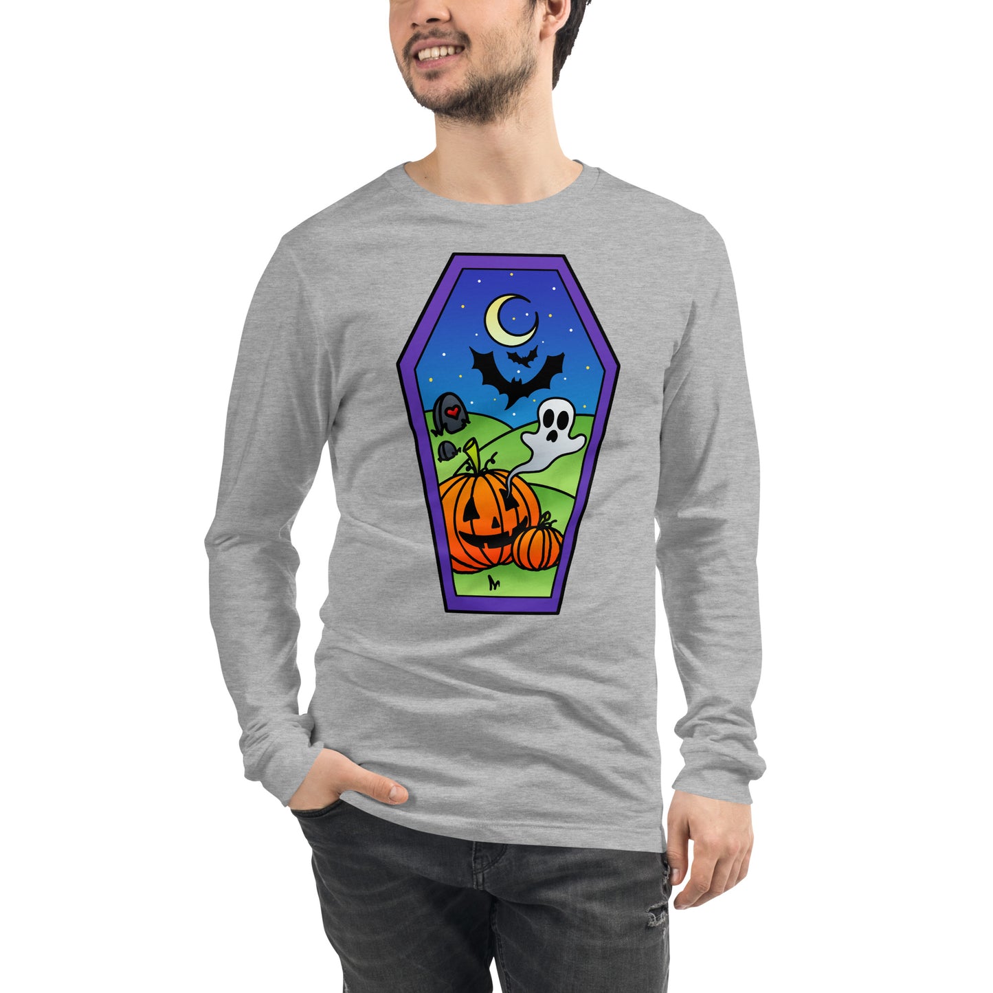 Pumpkins Have Ghosts? Unisex Long Sleeve Tee