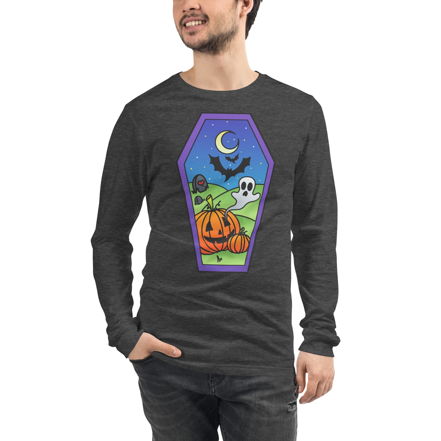 Pumpkins Have Ghosts? Unisex Long Sleeve Tee