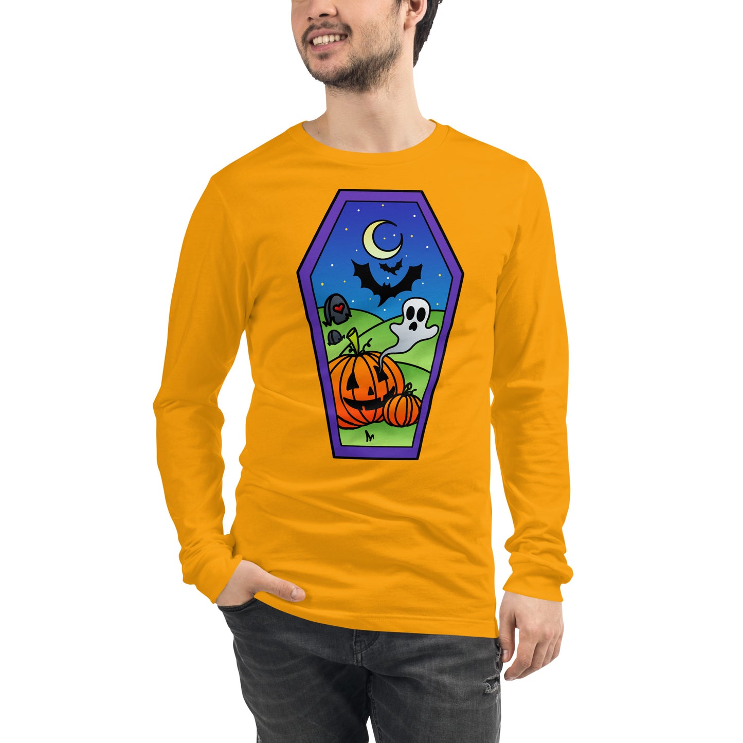 Pumpkins Have Ghosts? Unisex Long Sleeve Tee