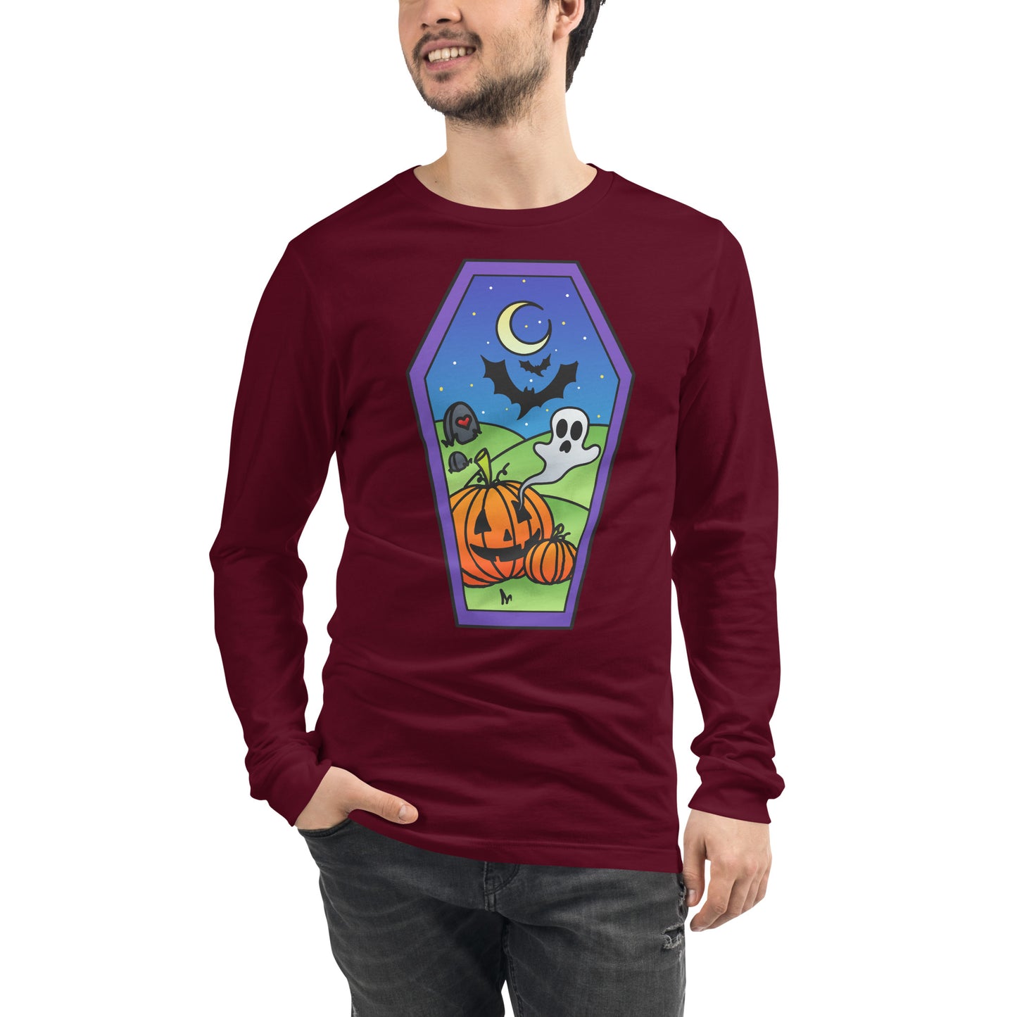 Pumpkins Have Ghosts? Unisex Long Sleeve Tee