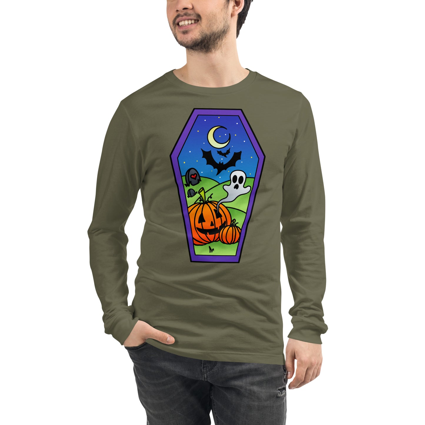 Pumpkins Have Ghosts? Unisex Long Sleeve Tee