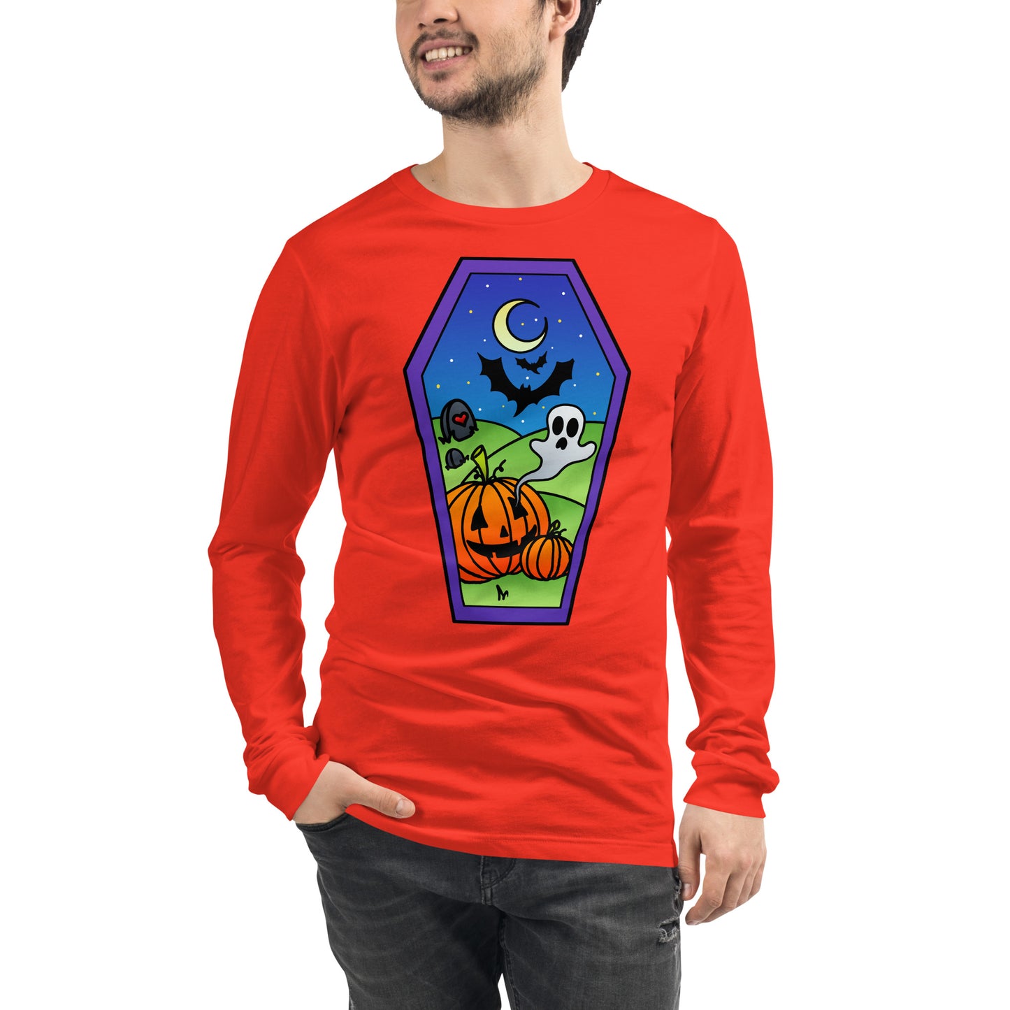 Pumpkins Have Ghosts? Unisex Long Sleeve Tee