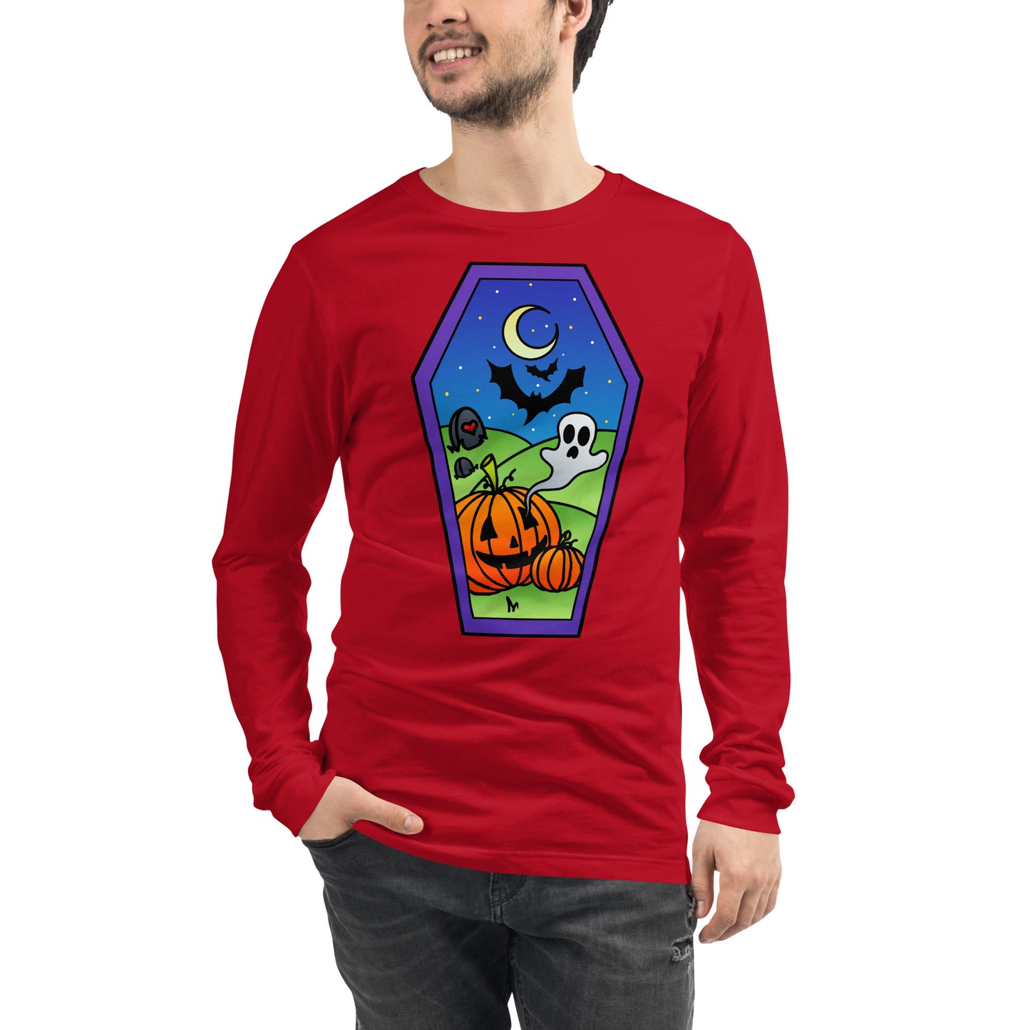 Pumpkins Have Ghosts? Unisex Long Sleeve Tee