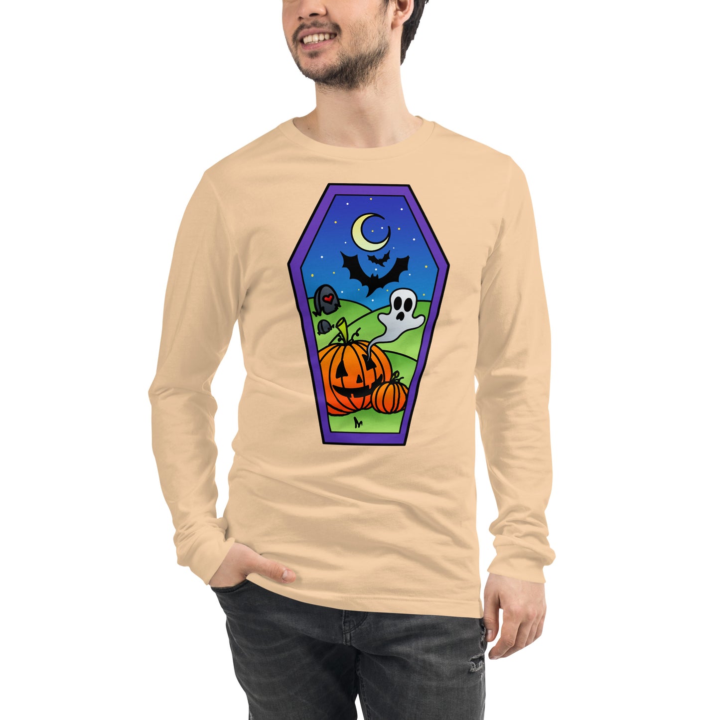 Pumpkins Have Ghosts? Unisex Long Sleeve Tee