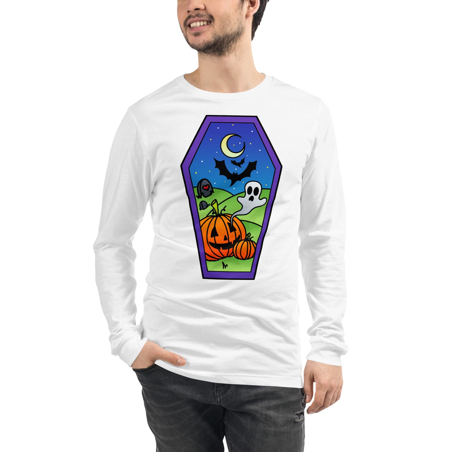 Pumpkins Have Ghosts? Unisex Long Sleeve Tee