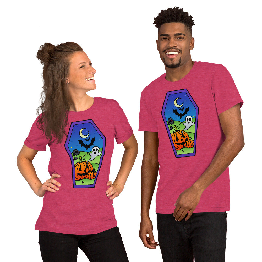 Pumpkins Have Ghosts? Unisex t-shirt